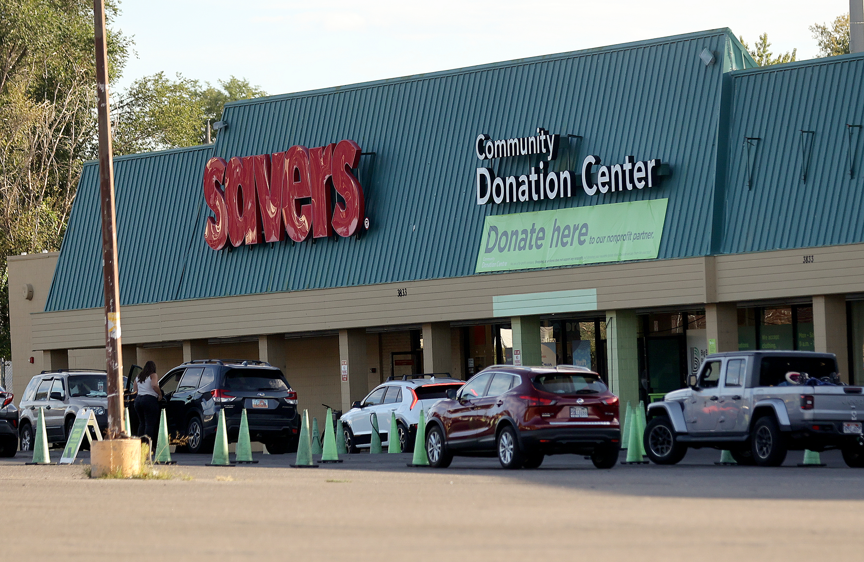 A strip mall is pictured in South Ogden on Monday 2026. South Ogden leaders are proposing to develop an expansive area around the strip mall into a new city center.