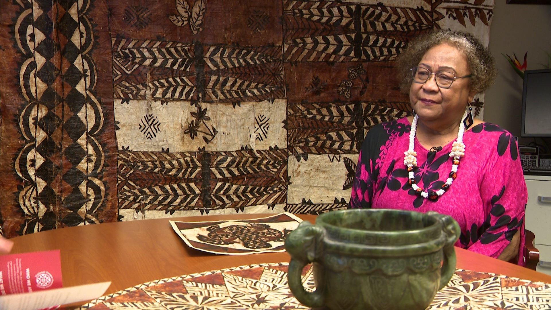 Ivoni Nash, president of the National Tongan American Society, speaks with KSL on Tuesday.