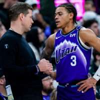 Will Hardy, Jazz players visit Lauri Markkanen in Finland