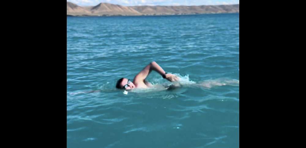Logan man swims length of Bear Lake, prepares to cross English Channel