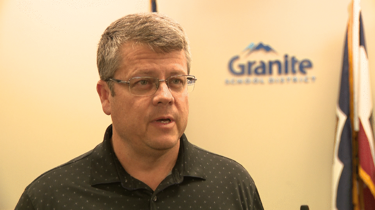 Paul Edmunds of Granite School District is pictured Tuesday. As students head back to school across Utah this week, law enforcement and educators are encouraging parents to have conversations with their children about the dangers of illegal drugs.