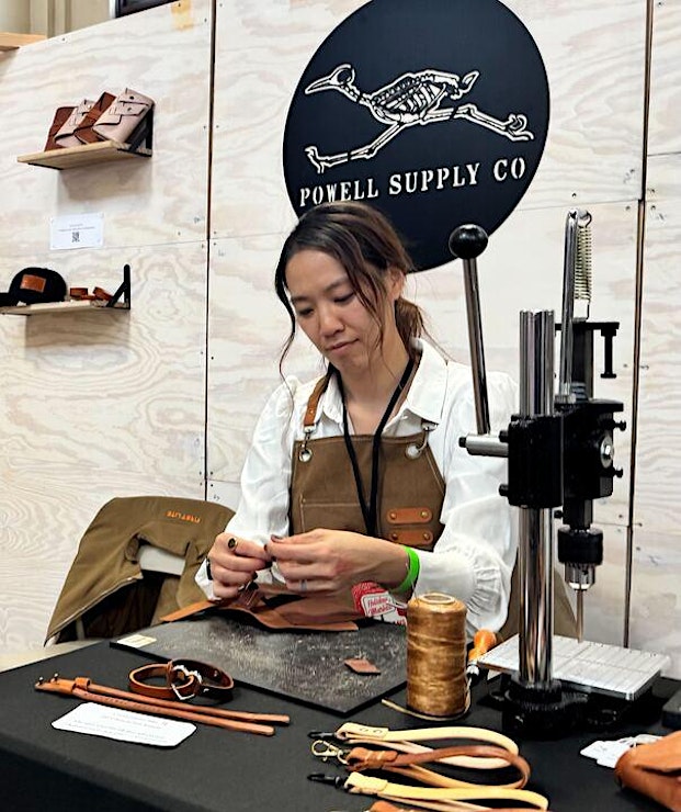Craft Lake City Workshop: Leather Luggage Tags