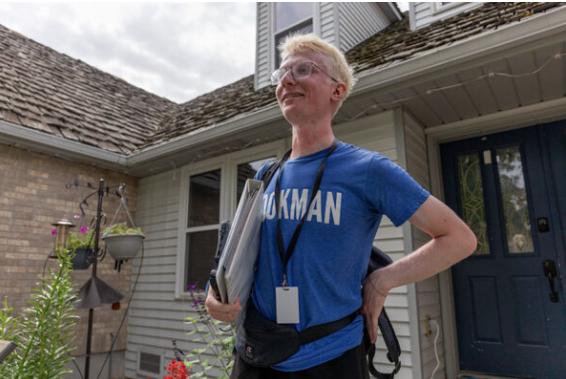Have you met this Estonian student? He came to America for summer sales to fund education