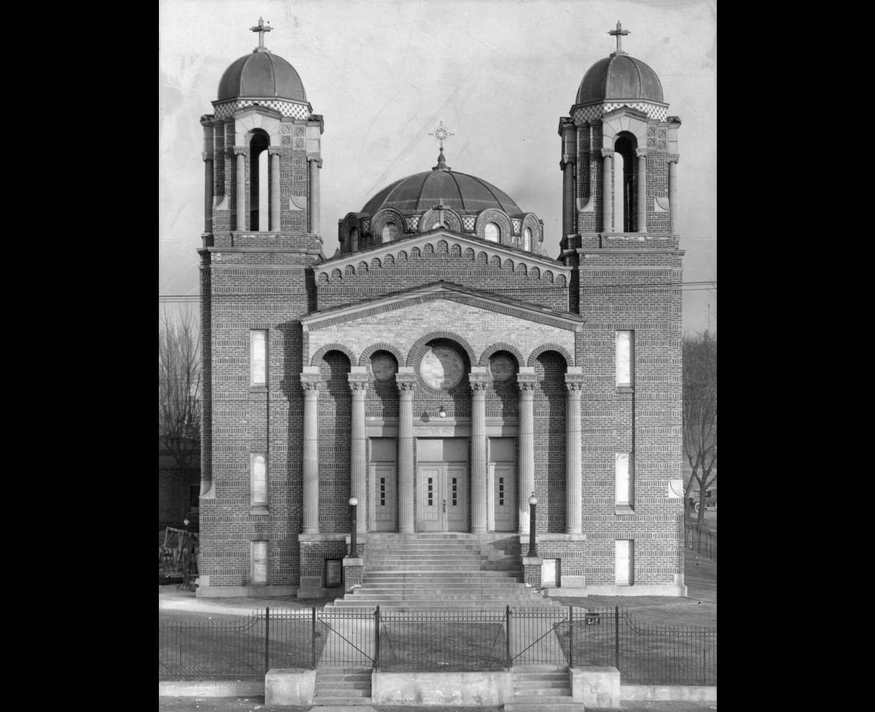The Holy Trinity Chapel of the Greek Orthodox Church, as seen in 1925. The chapel was granted Cathedral status in 1986.