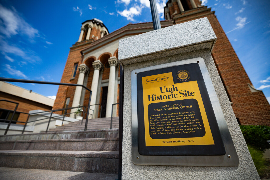 The Greek Orthodox Church of Greater Salt Lake in Salt Lake City on Aug. 18.