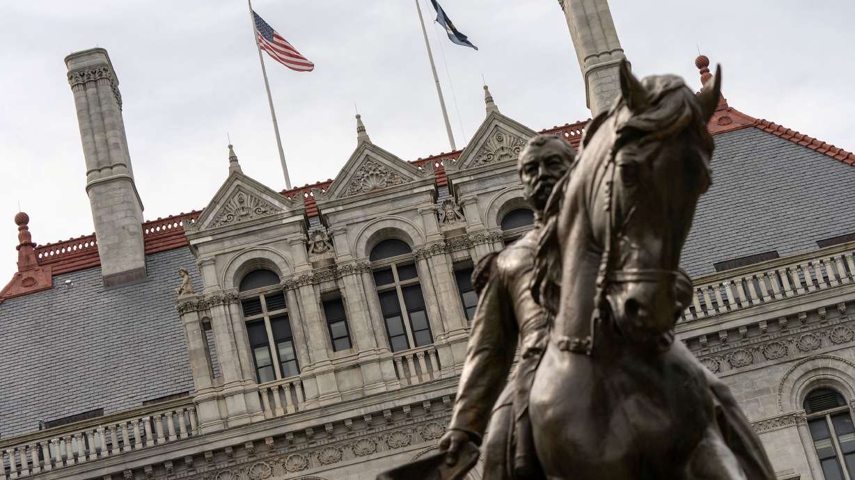 The New York State Capitol building, meeting place of the New York State Assembly, in Albany, New York on Aug. 3, 2021.