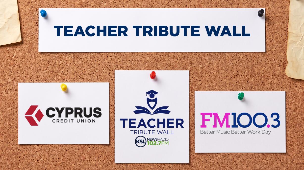 Teacher Tribute Wall
