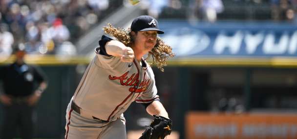 Braves' Grant Holmes loses no-hit bid in seventh against White Sox in Chicago