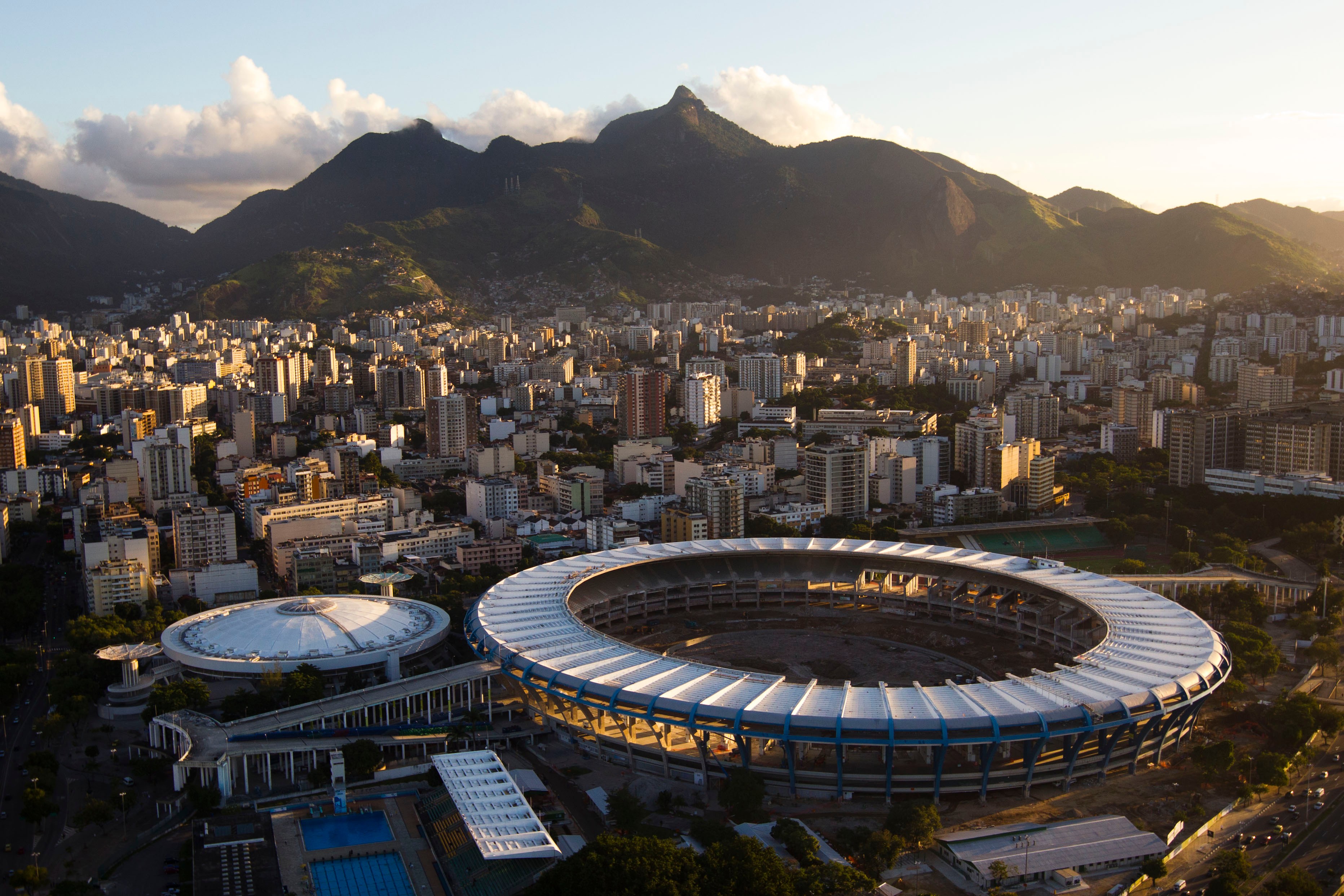 FILE - A general view of the Maracana stadium during its renovation ahead of the 2014 World Cup soccer tournament in Rio de Janeiro, Brazil, Monday, May 30, 2011. 