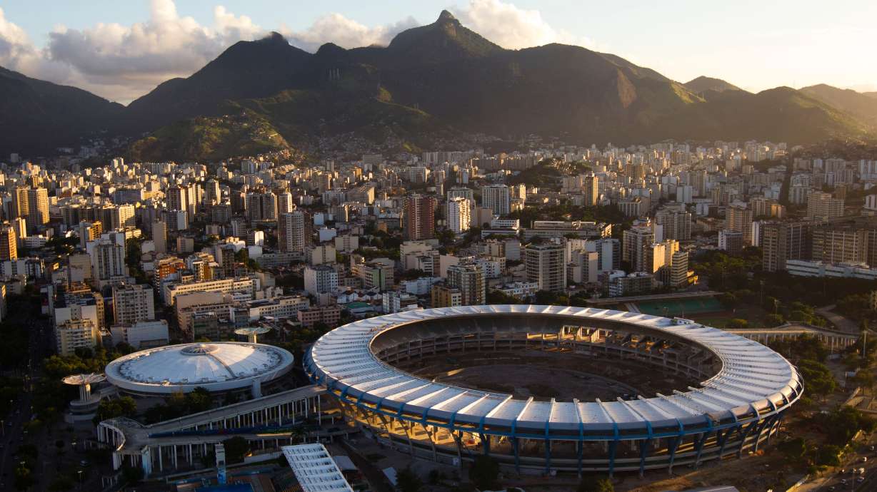 FILE - A general view of the Maracana stadium during its renovation ahead of the 2014 World Cup soccer tournament in Rio de Janeiro, Brazil, Monday, May 30, 2011.