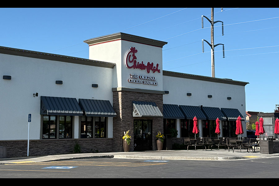 The Chick-fil-A in Ammon is pictured in an undated photograph.