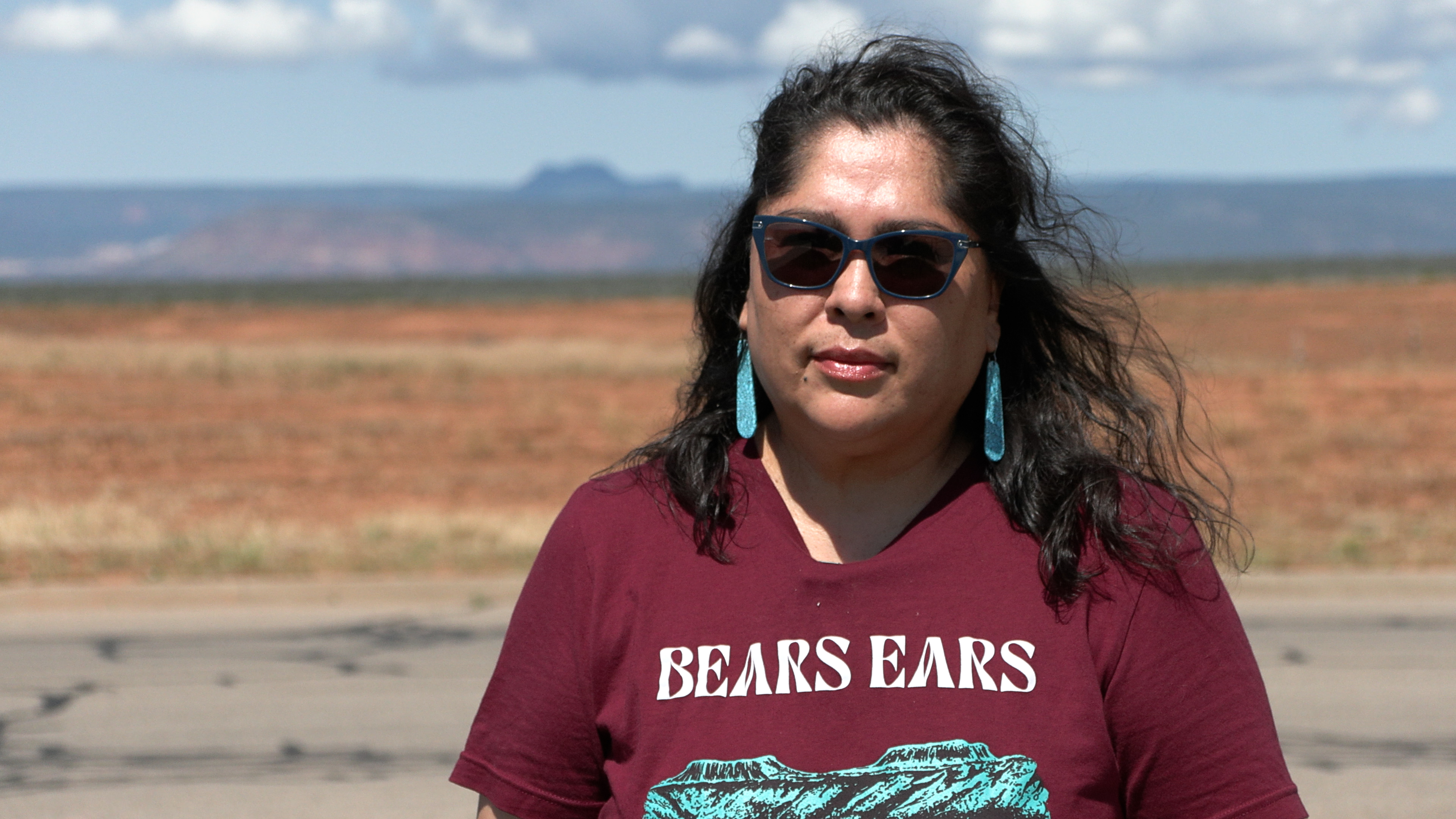 Davina Smith-Idjesa, co-chair of the Bears Ears Inter-Tribal coalition, is pictured on Thursday.