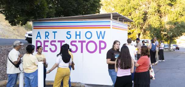 'Local watering hole': BYU students pay tribute to gas stations in 'Rest Stop' art show