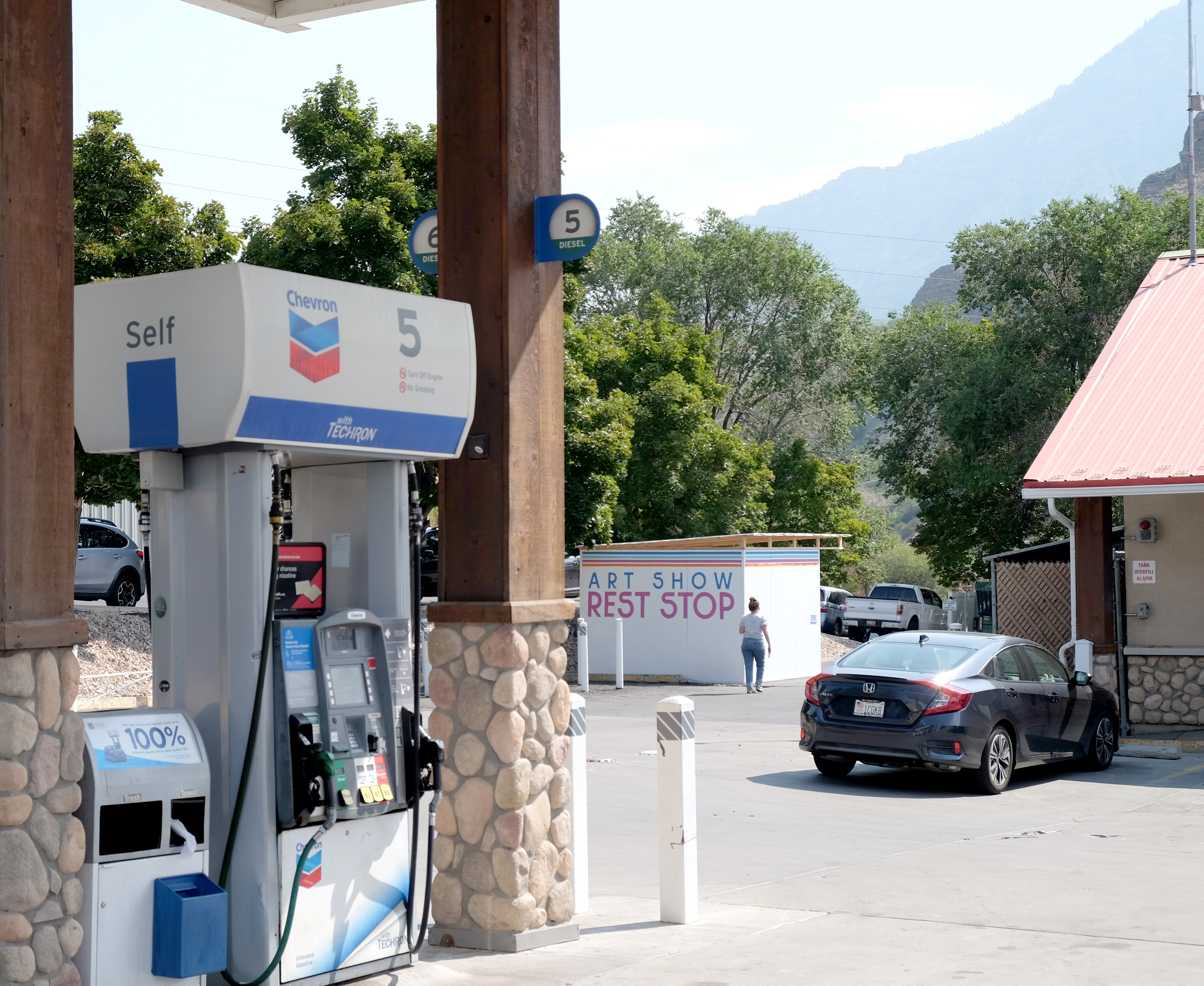The "Rest Stop" art show created by BYU students was on display at Will's Canyon Stop in Orem from Aug. 3 to 8.