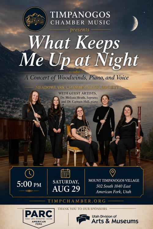 Timpanogos Chamber Music Concert - Woodwinds, Piano, and Voice