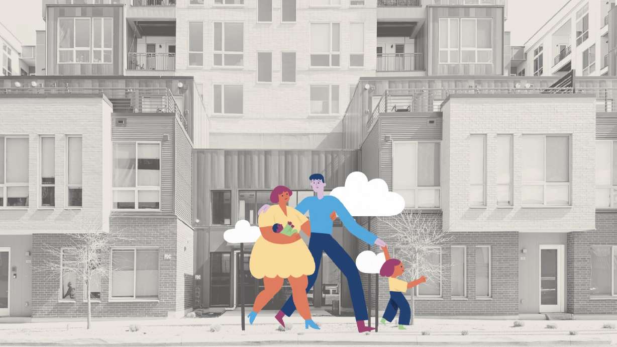 A rendering of one of seven art pieces that Salt Lake City unveiled for Sugar House on Thursday. The sculptures, designed by Tomato Tomahto, are expected to be installed by the end of 2028.