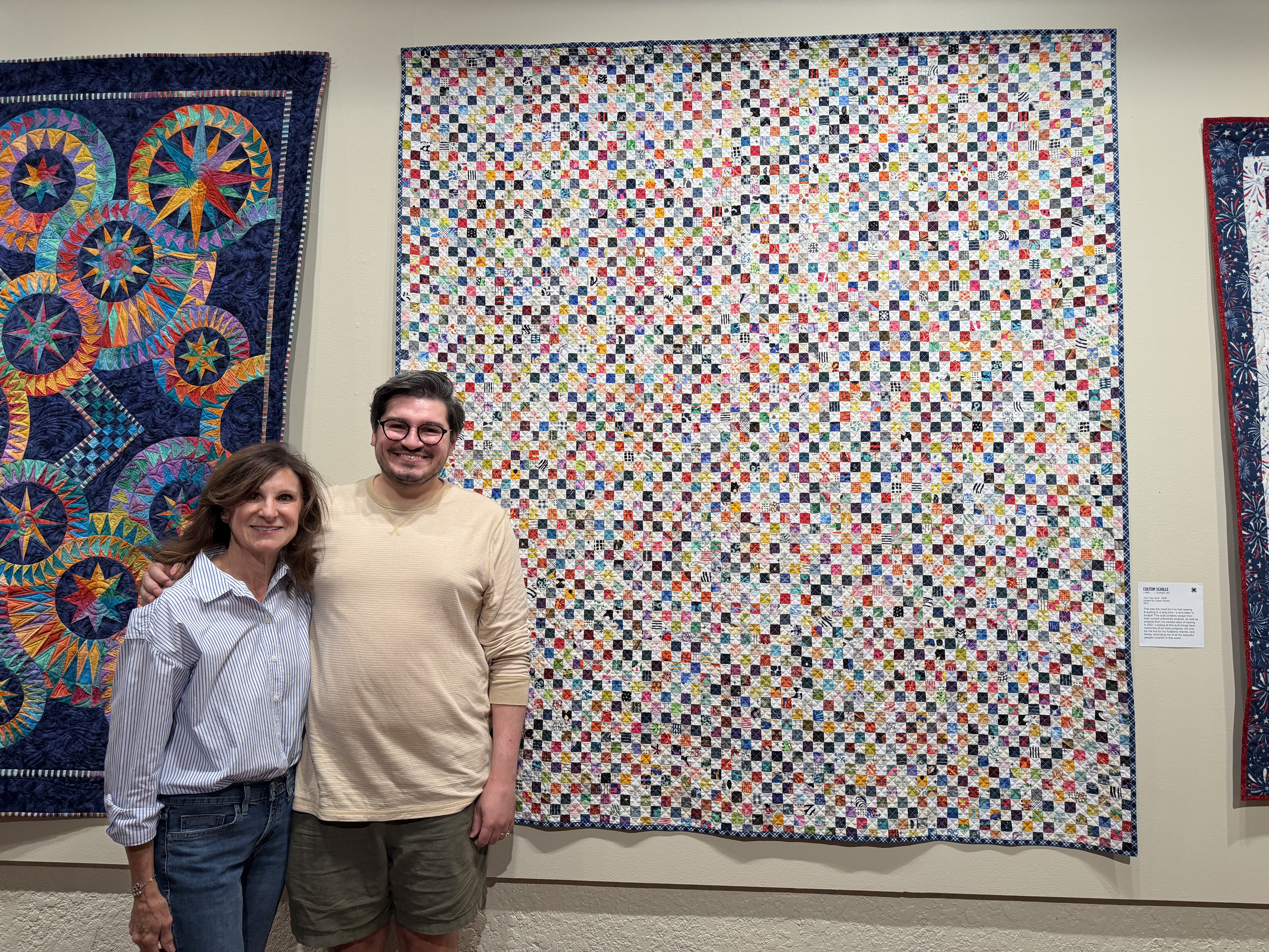 'Shared artistic hobby': Mother-son duo showcases quilts at Springville Museum of Art
