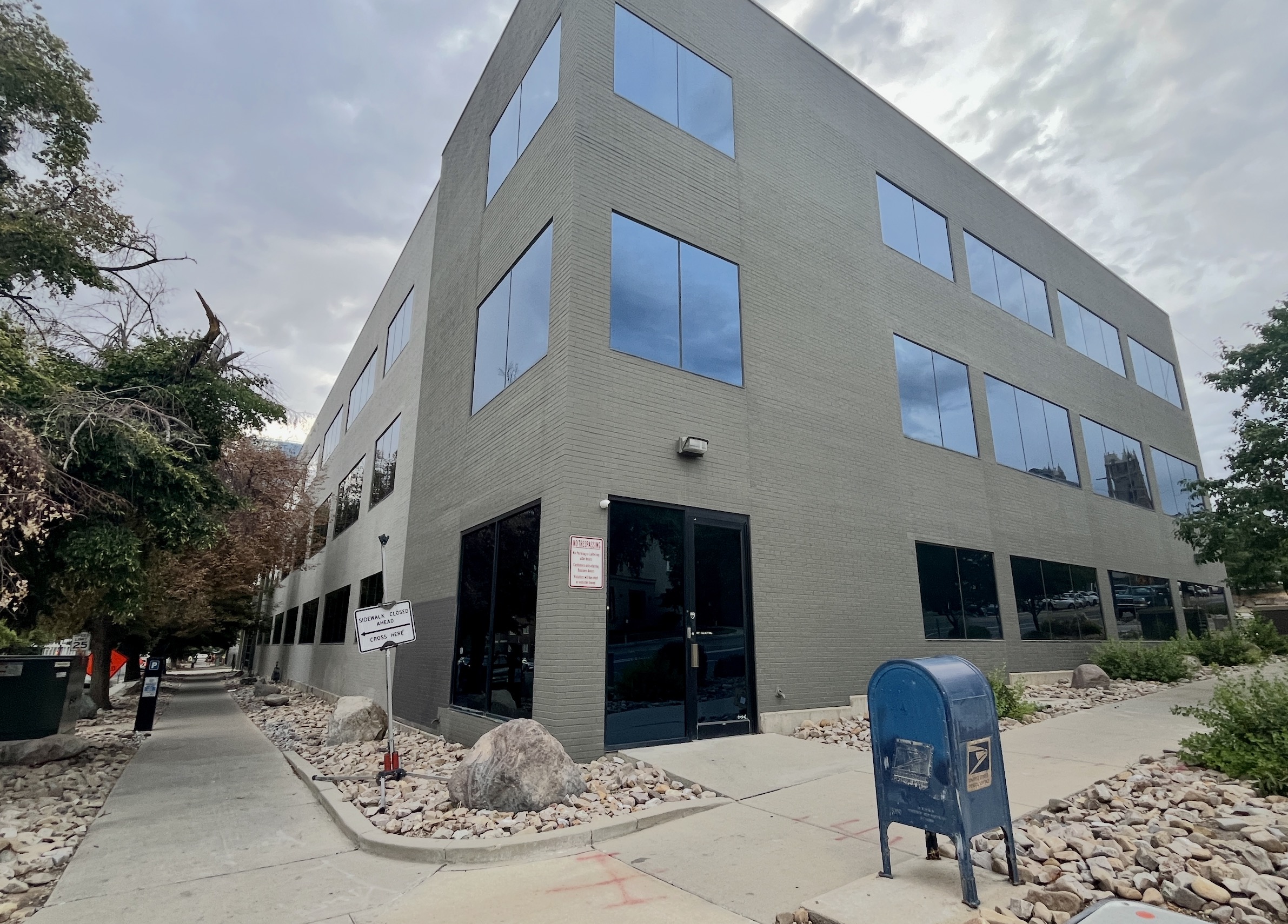 The existing building at 265 E. 100 South is pictured on Friday.
