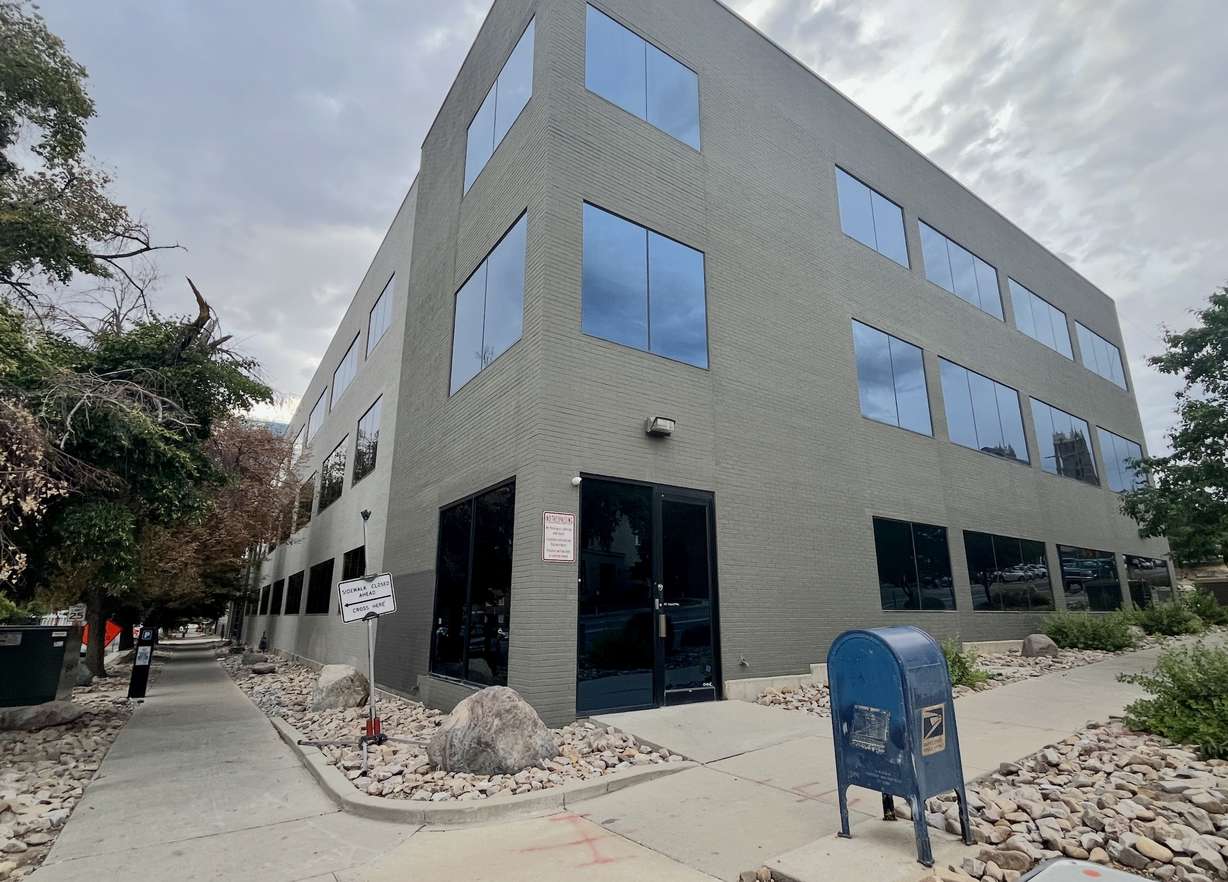 The existing building at 265 E. 100 South is pictured on Friday.