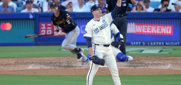 Skubal fans 11 for his first Dodgers win as Los Angeles rallies past the Pirates, 4-3