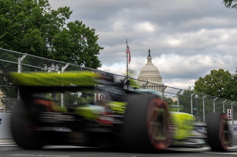 Trump caps summer of US 250th birthday with auto race through Washington