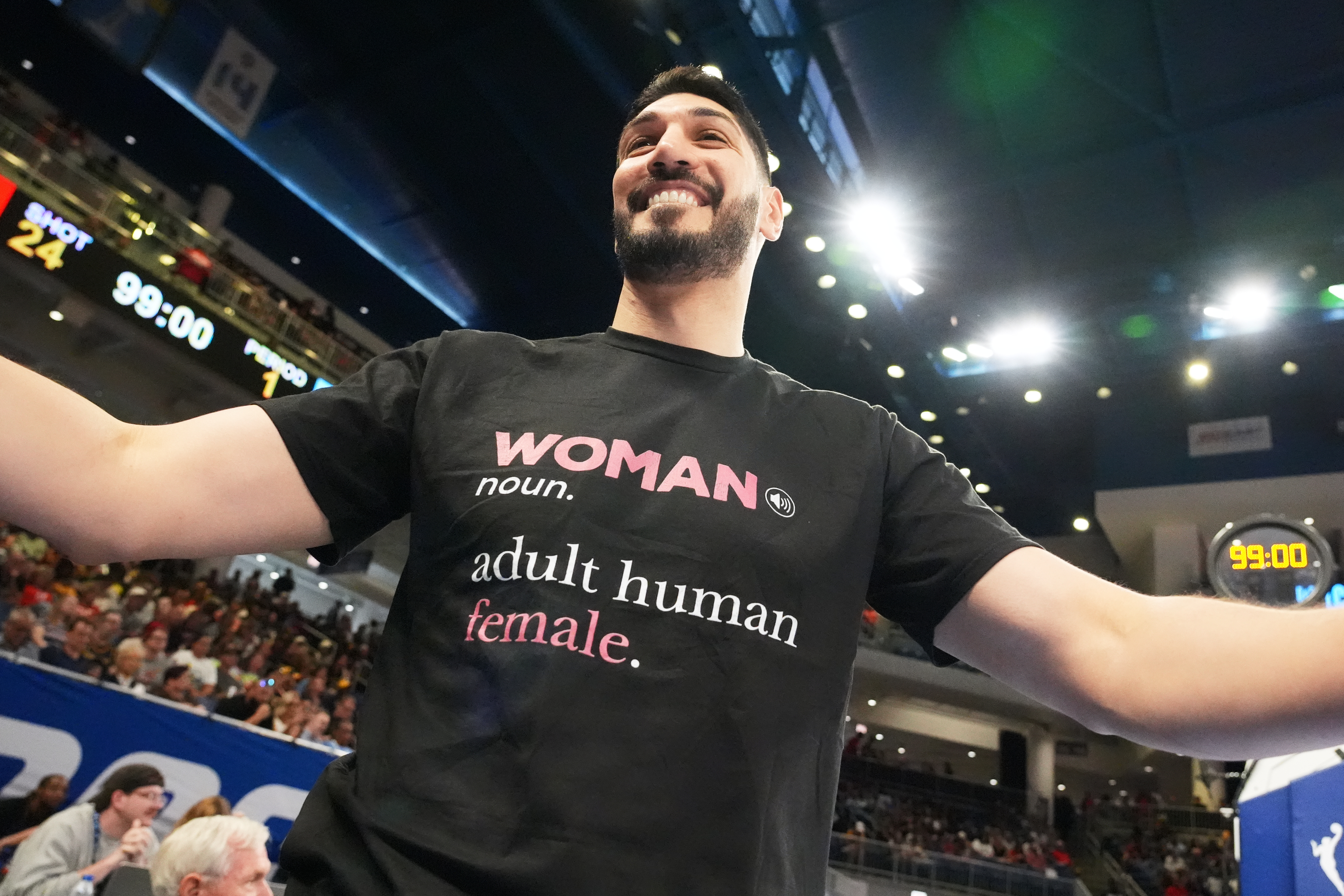 Enes Kanter Freedom ejected from Fever-Sky game after he was confronted by Sky's Cloud