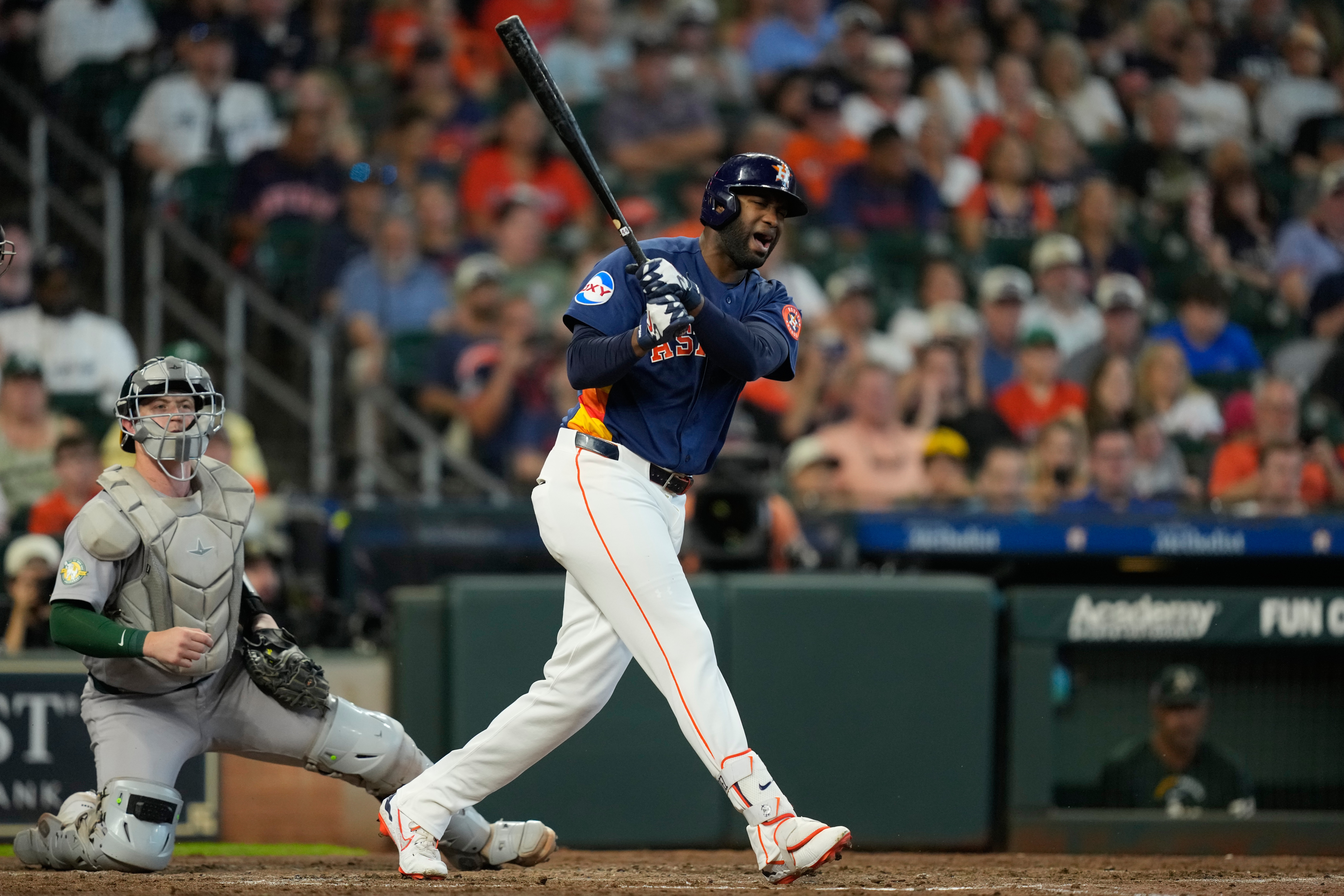 Yordan Alvarez's Triple Crown bid will have to survive a major challenge from the AL East