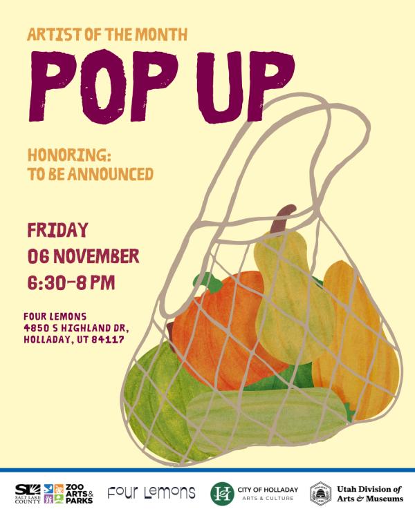 Artist of the Month Pop Up
