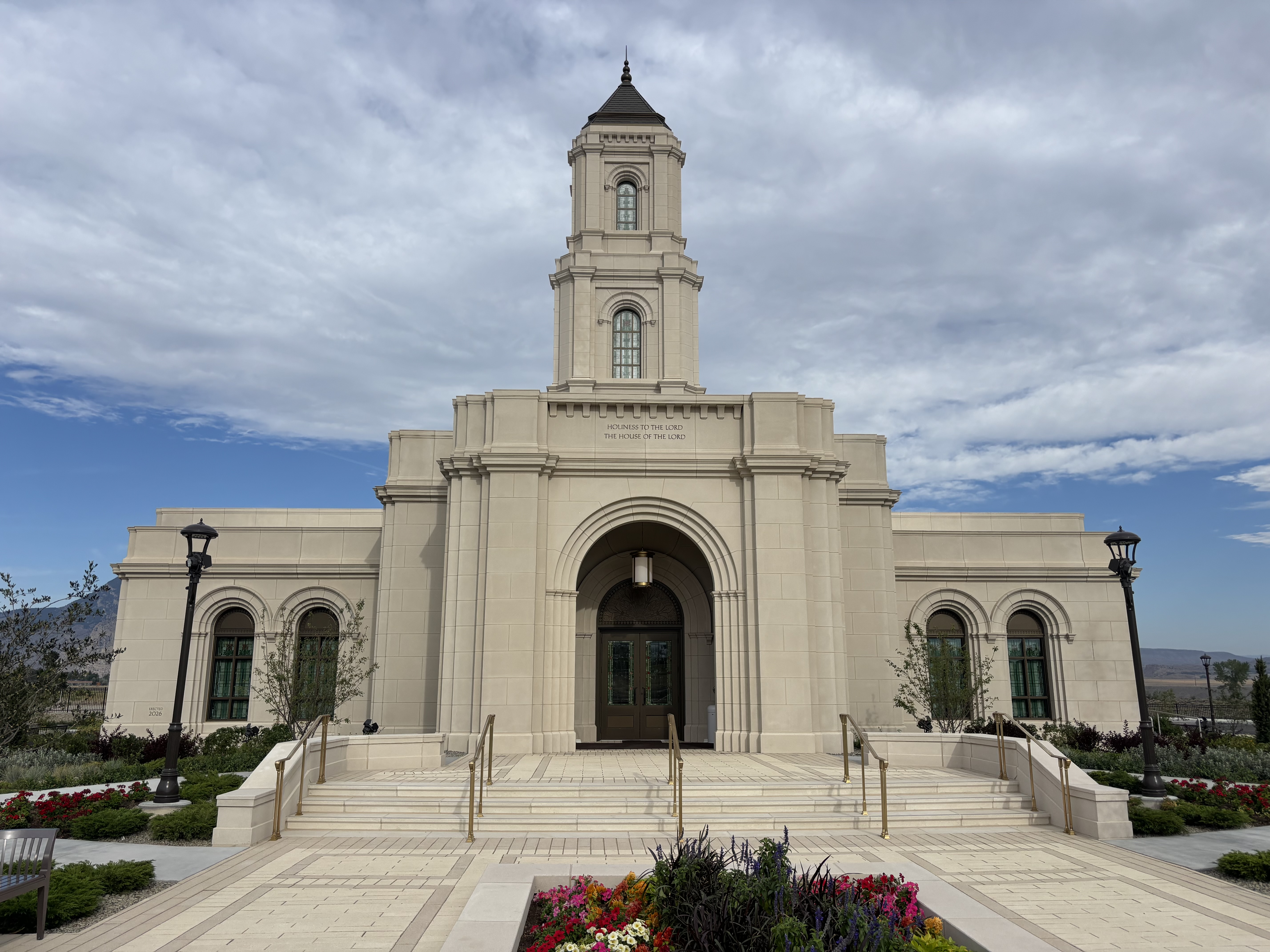 The Cody Wyoming Temple of The Church of Jesus Christ of Latter-day Saints is pictured on Monday.