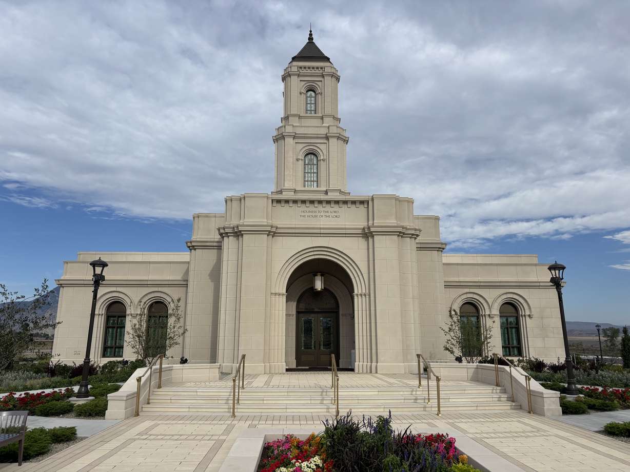 The Cody Wyoming Temple of The Church of Jesus Christ of Latter-day Saints is pictured on Monday.