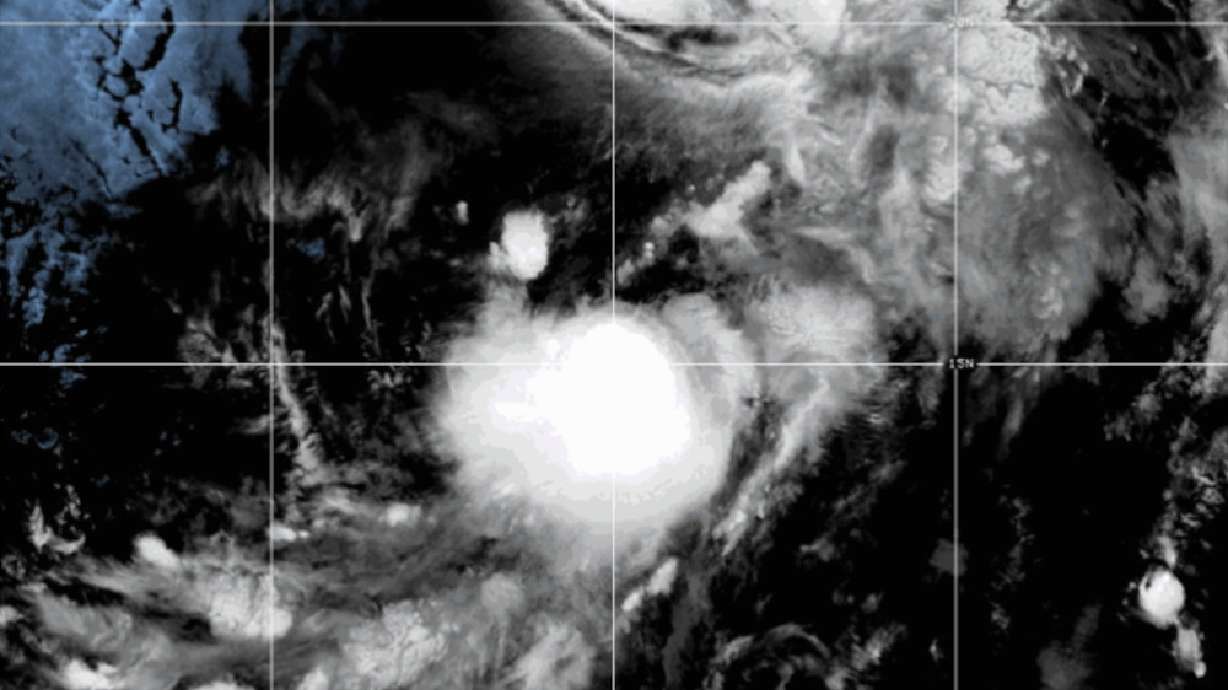 This satellite image released by NOAA shows the Tropical Storms Iselle, top, and Julio, bottom, over the Pacific Ocean, Tuesday, Aug. 25, 2026.