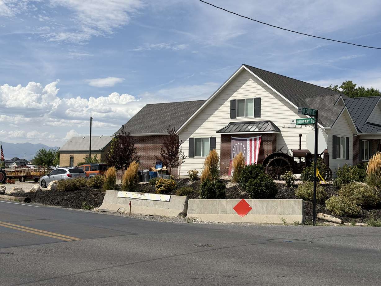 The future of 400 South, pictured here at the intersection of Holdaway Road on Aug. 21, has been the topic of heated debate for months in Vineyard. The road touches Councilman Jacob Holdaway's property.