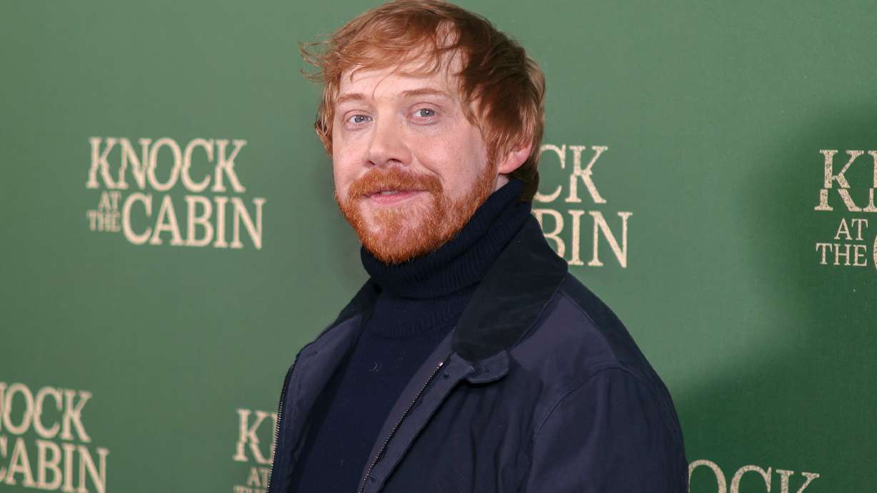 FILE - Rupert Grint appears at a screening of the film "Knock at the Cabin" in London on Jan. 25, 2023.