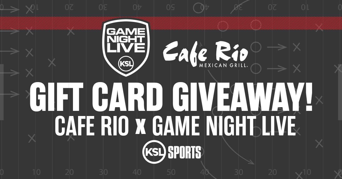 GAME NIGHT LIVE $50 CAFÉ RIO GIFT CARD GIVEAWAY