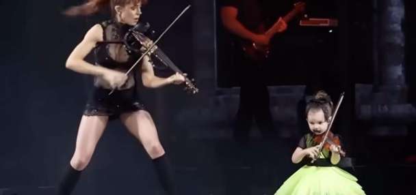 Have You Seen This? 5-year-old joins Lindsey Sterling on stage and surprises the crowd