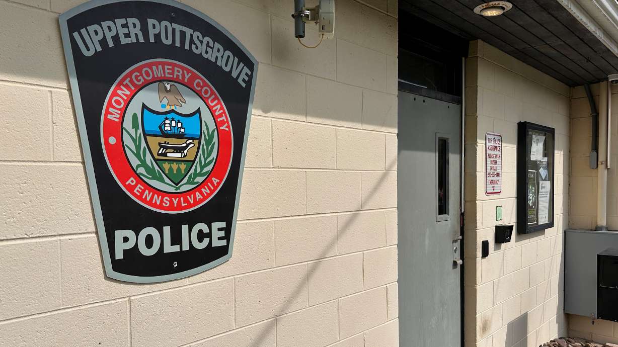 The Upper Pottsgrove Township police station is seen Wednesday in Upper Pottsgrove Township, Pa.