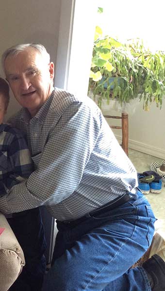 A photo of Johnson in 2015 when he said he was overweight.