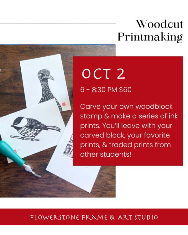 Fall Woodcut Printmaking Class