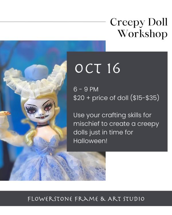 Creepy Doll Workshop at Flowerstone