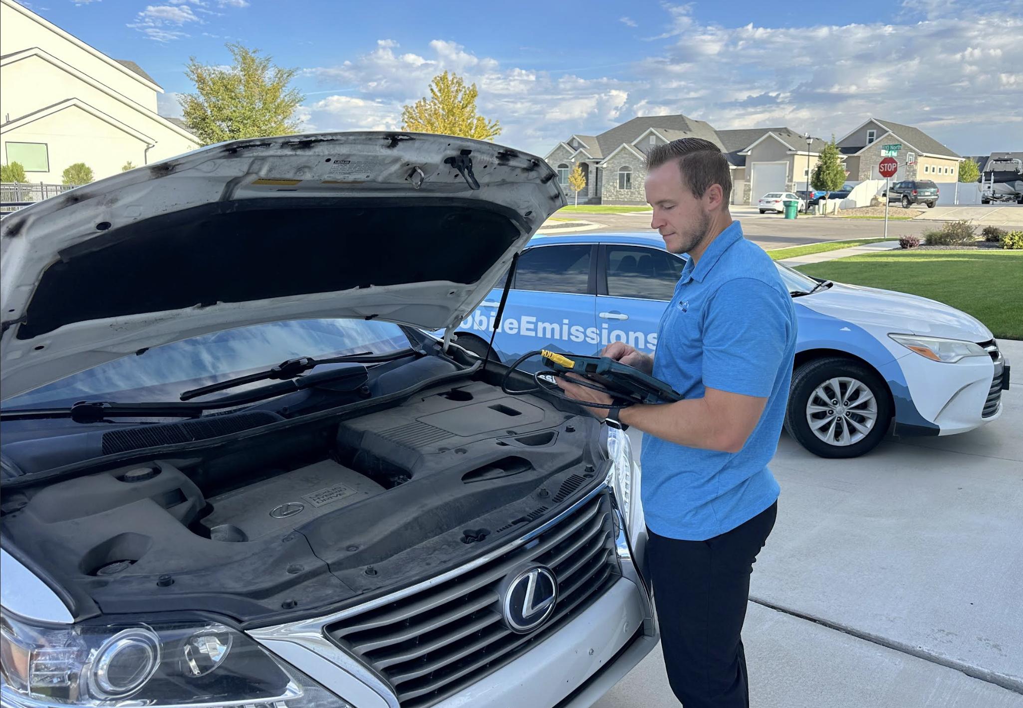 Utah startup creates program to renew emissions and registration in your driveway