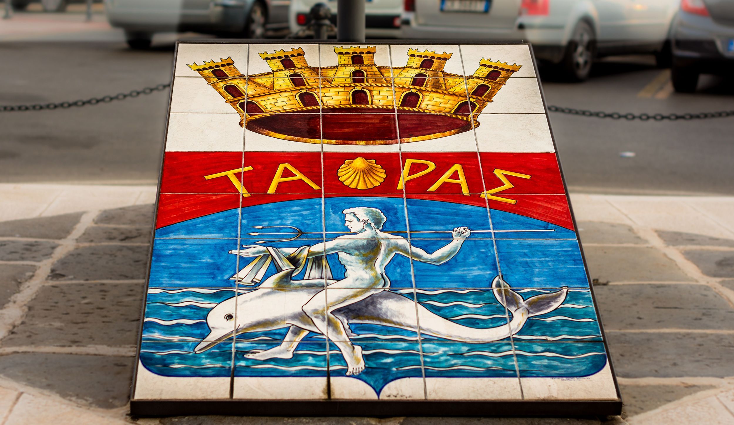 A dolphin saved its founder 4,000 years ago. Now this city is returning the favor