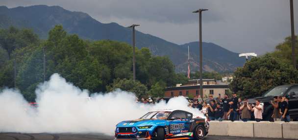 Young Ford's drift demos return to Riverdale Road