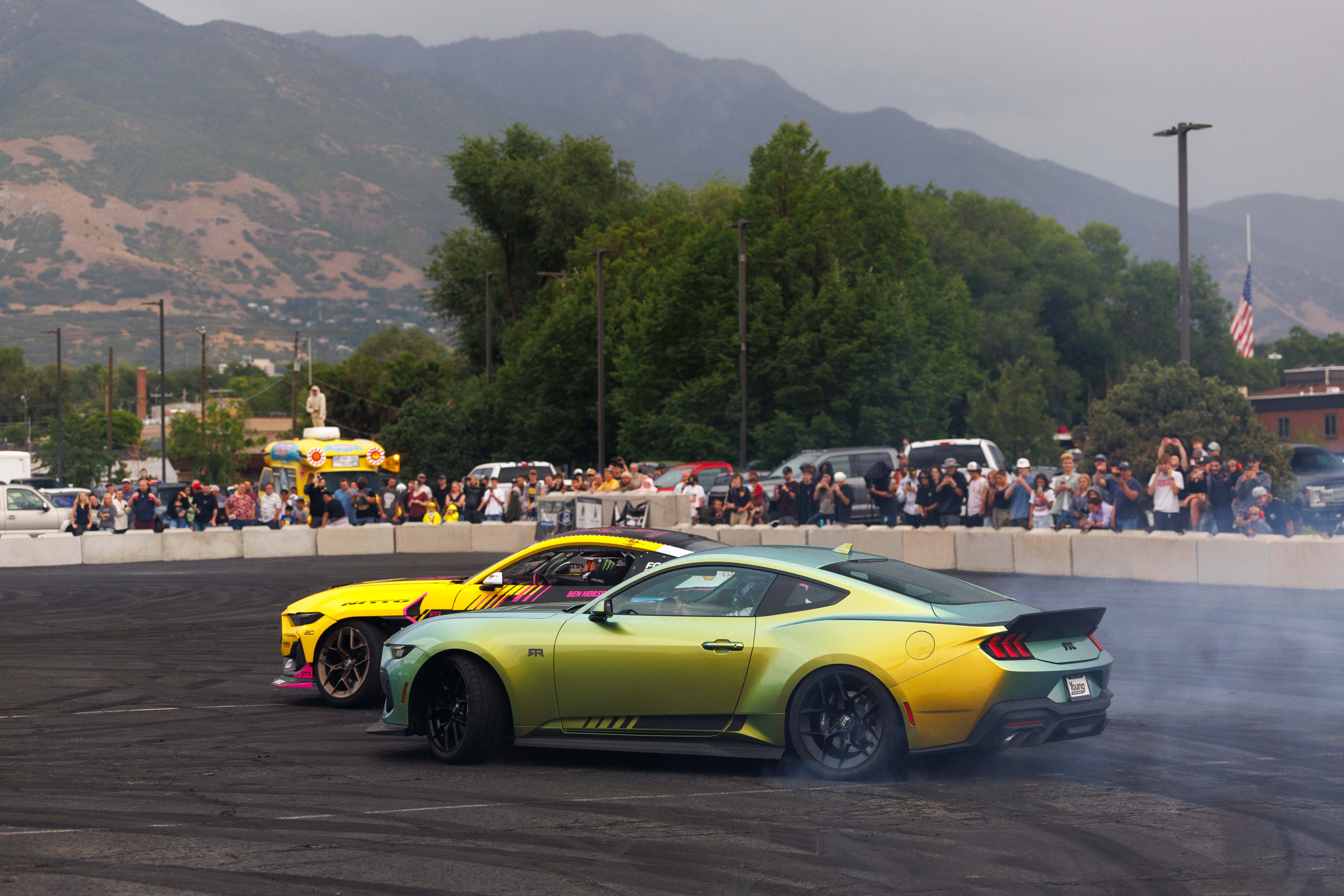 Young Ford's drift demos return to Riverdale Road 