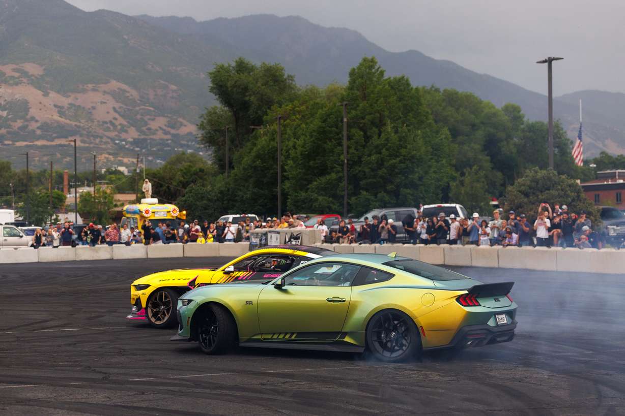 Young Ford's drift demos return to Riverdale Road