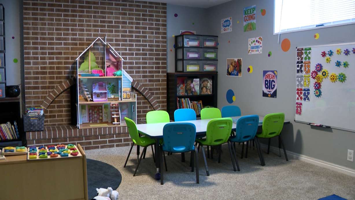 Brighter Steps Childcare in Taylorsville is pictured on Thursday.