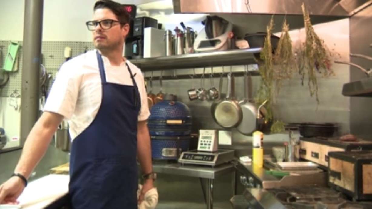Martin Babio, chef and owner of Monte, stands in his restaurant's kitchen in South Salt Lake on Sept. 19, 2025. Babio was awarded a coveted Michelin star on Wednesday, the first star the famed guide has given a Utah restaurant.