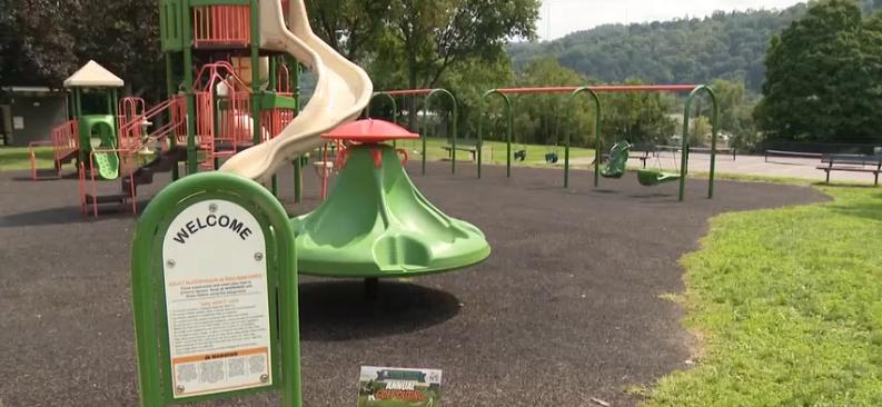 Mom raises questions after young daughters charged with criminal mischief over broken swing