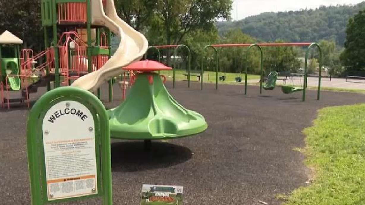 A mother and her children were charged with criminal mischief after a swing was broken at Veterans Memorial Park in Springdale.
