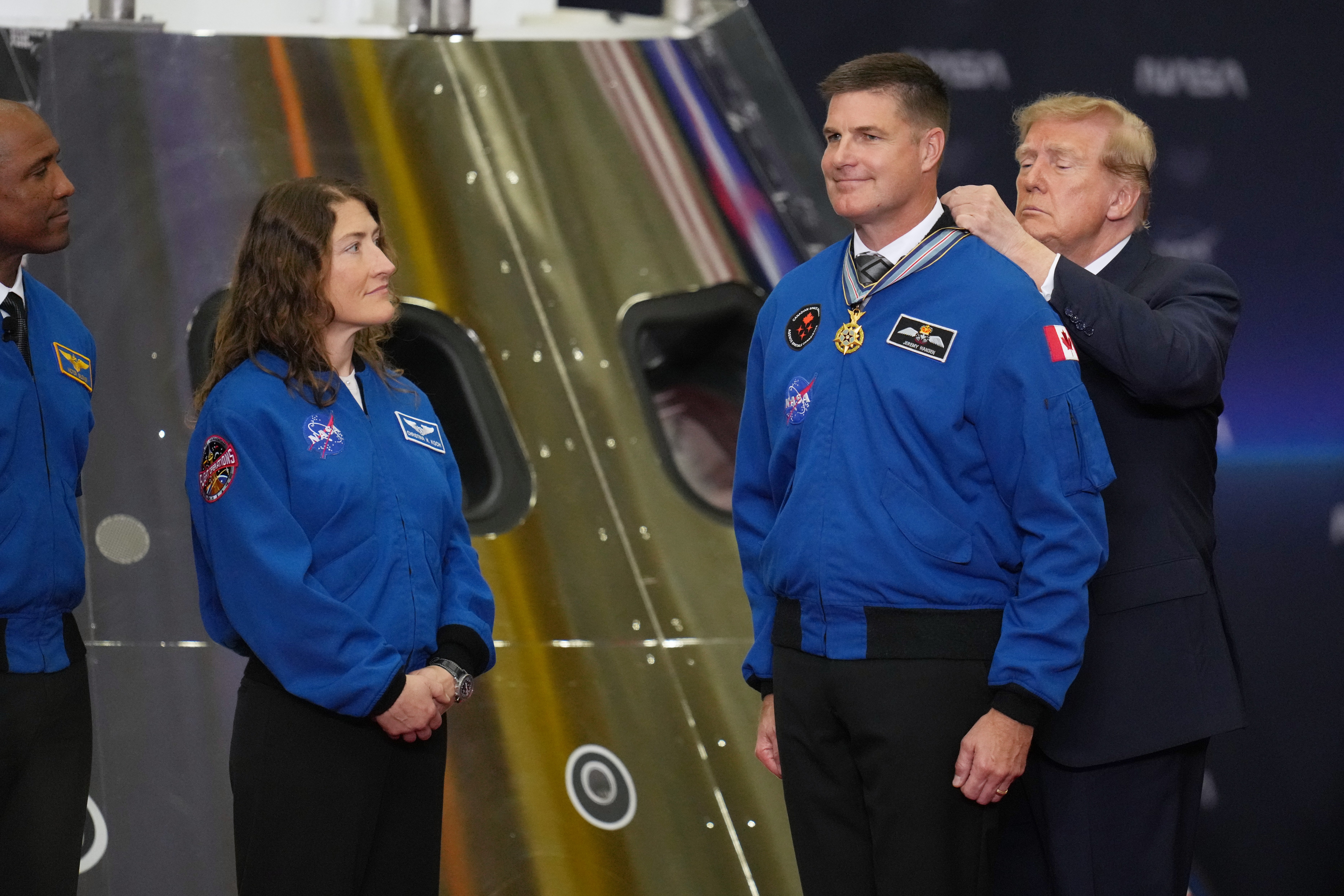 Artemis II astronauts receive nation's highest space honor for their successful moonshot