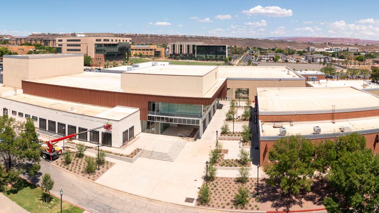 Utah Tech University will hold a ribbon-cutting for the newly renovated and renamed America First Performing Arts Center.
The center will also hold an opening night celebration.